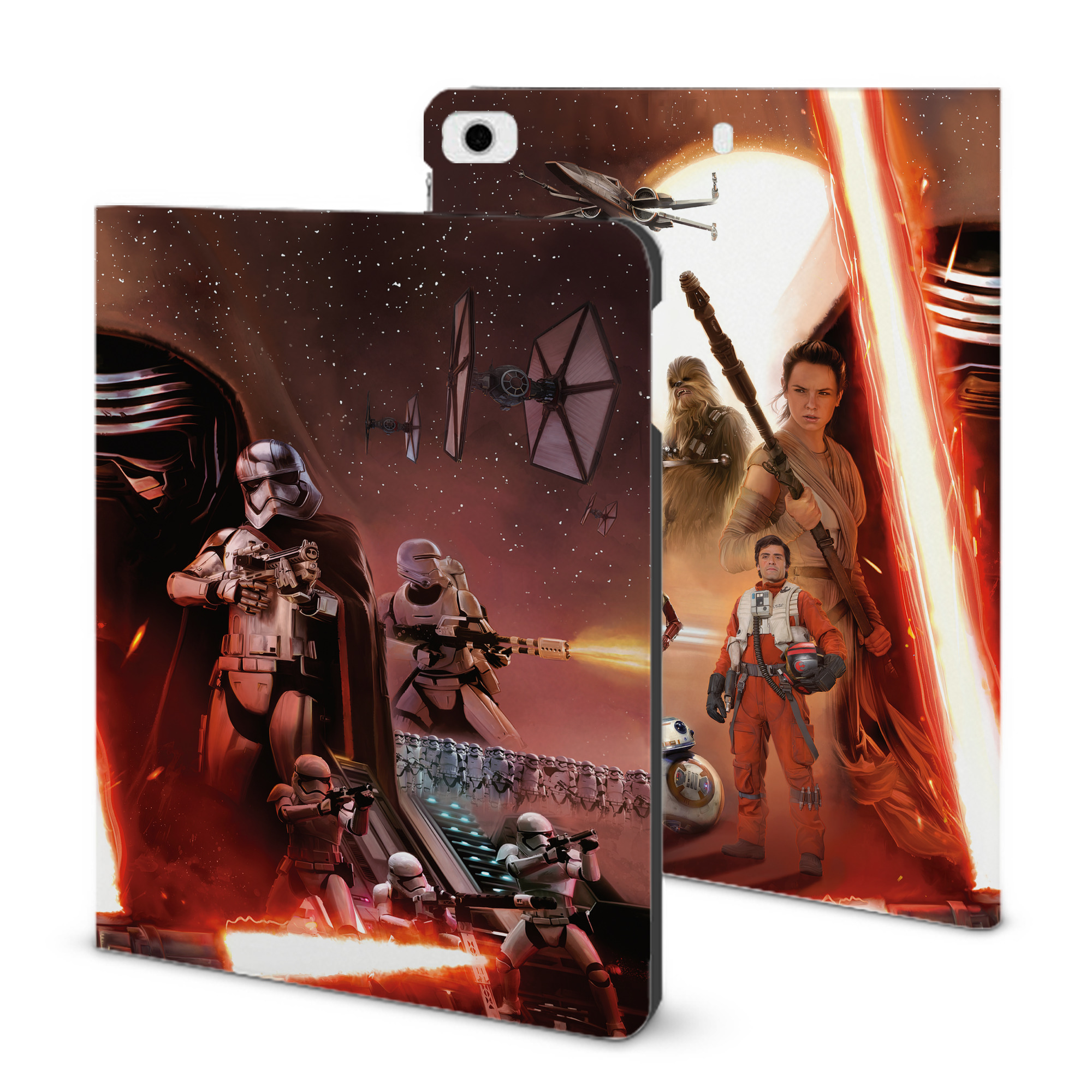 （画像用） スター・ウォーズ Star Wars IPad ケース ブック型 PUレザー TPU 耐衝撃 軽量 薄型 ペン収納なし 全面保護 IPad 各モデル対応